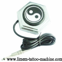 Interruptor de pie de pedal de pie acrílico Interruptor de pie para máquinas de tatuaje Pistolas de poder